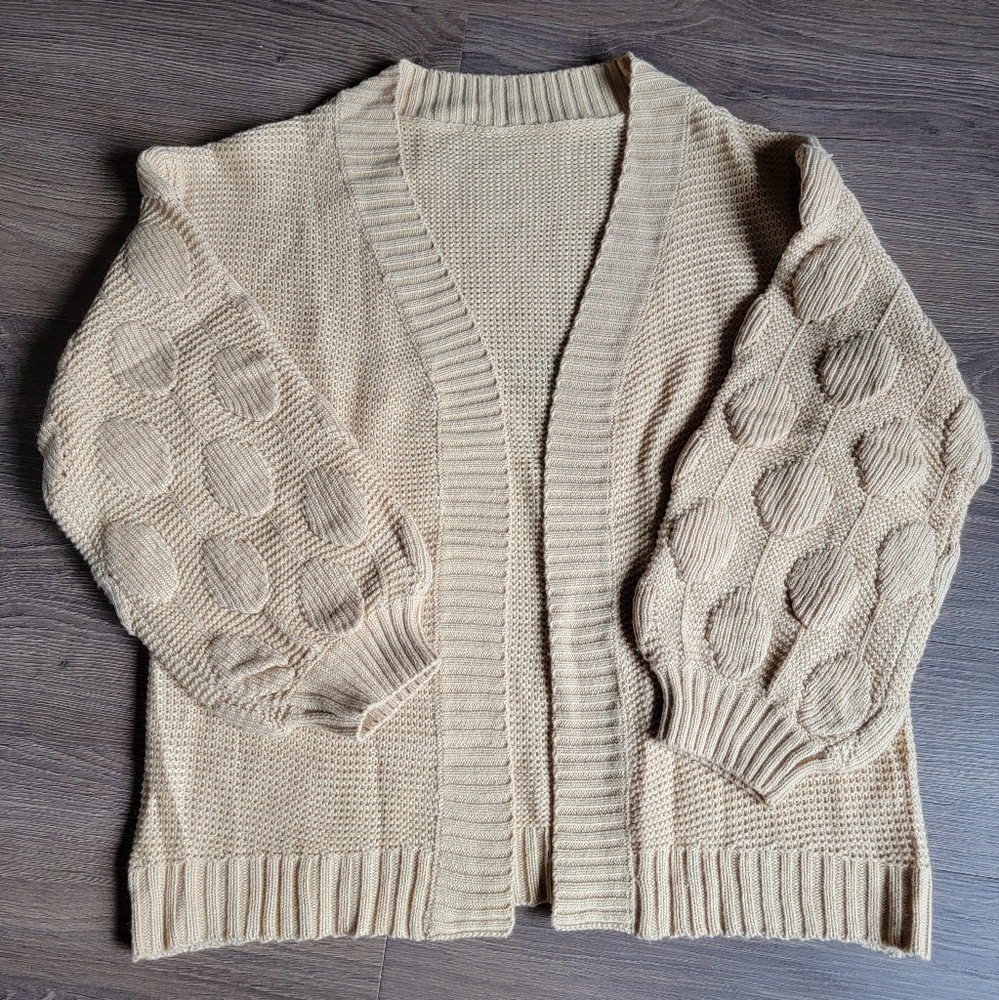 Cardigan - Khaki - Medium